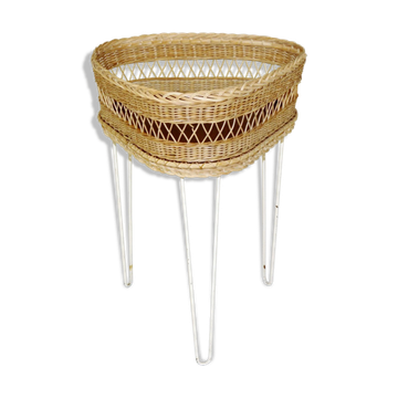 Teak and metal indoor gardener, Sweden, 1950
