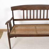 Stella cane bench, stamped