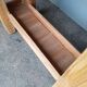 Console brutaliste 120 cm bois massif