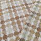 Pair of vintage woven cotton curtains