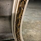 Oval mirror Louis XVI gilded style 53x90cm