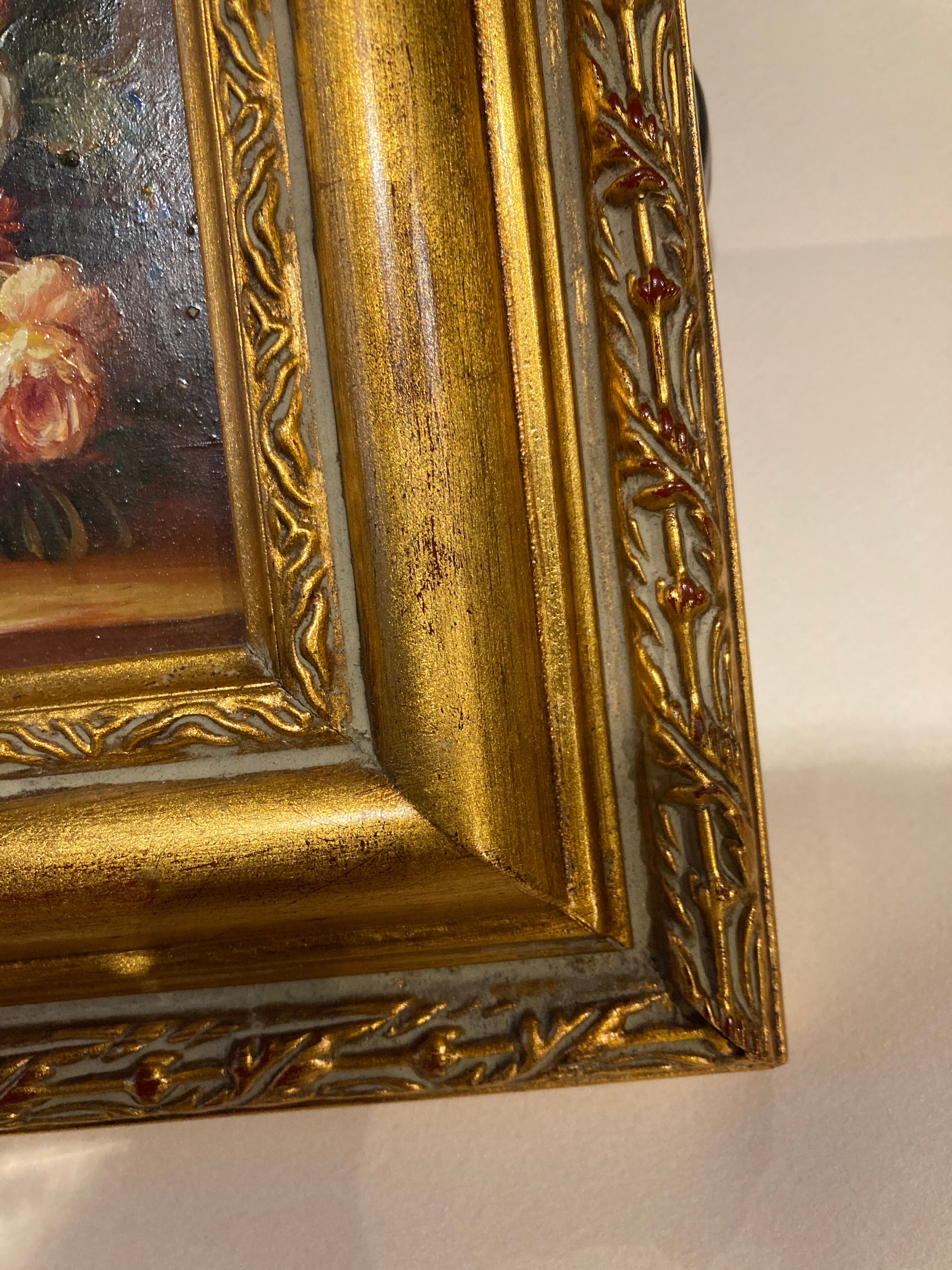 Small painting on panel