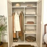 Parisian wardrobe + hanging rail