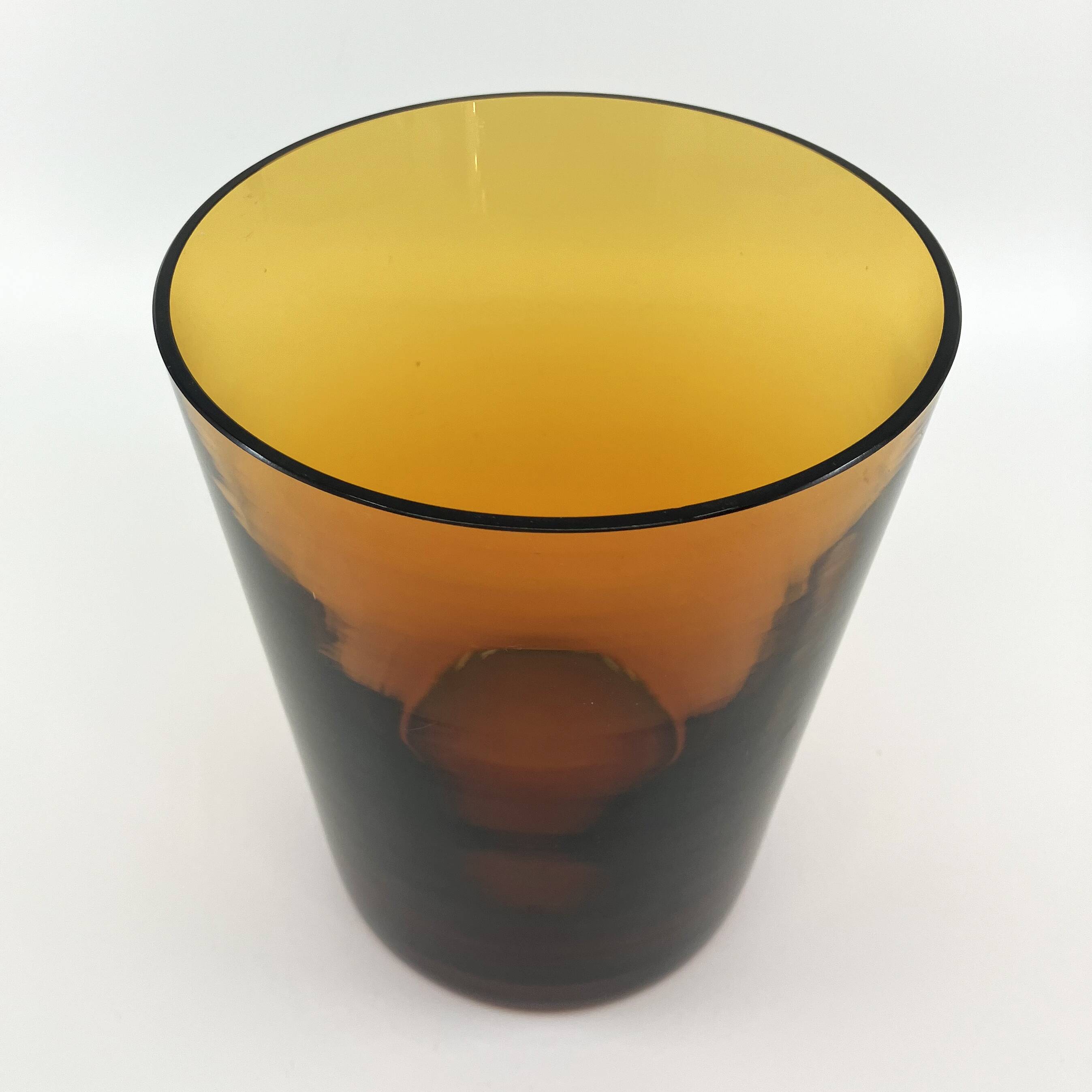 Set of 6 orangeade glasses / pitcher / ice bucket • Italy • 1970