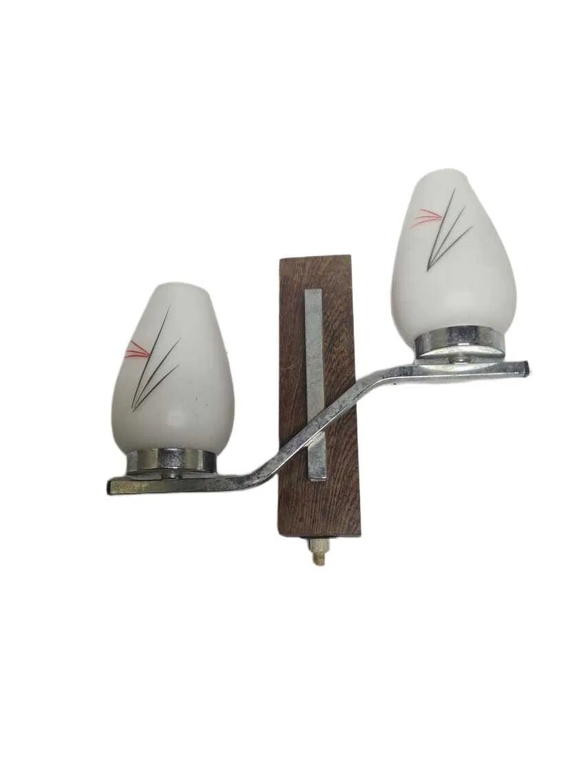 BTV double-arm wall lamp in art deco style
