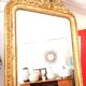 Old mirror Louis Philippe with pediment 142x81cm