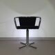 3 x mid-century tube frame chairs (swivel) corduroy upholstery