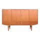 Teak highboard with sliding doors from Westergaard, 1960s