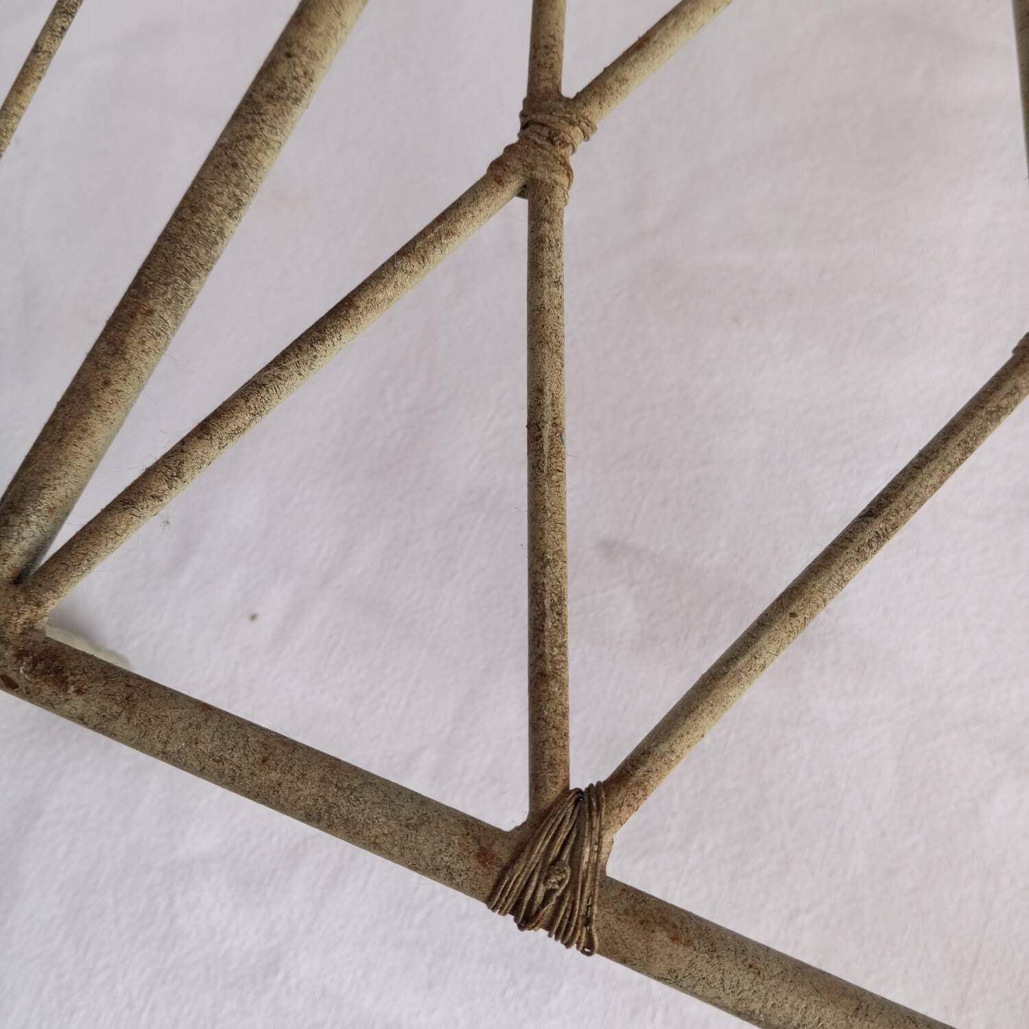 Painted metal planter