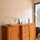 Vintage rattan sideboard - circa 1970