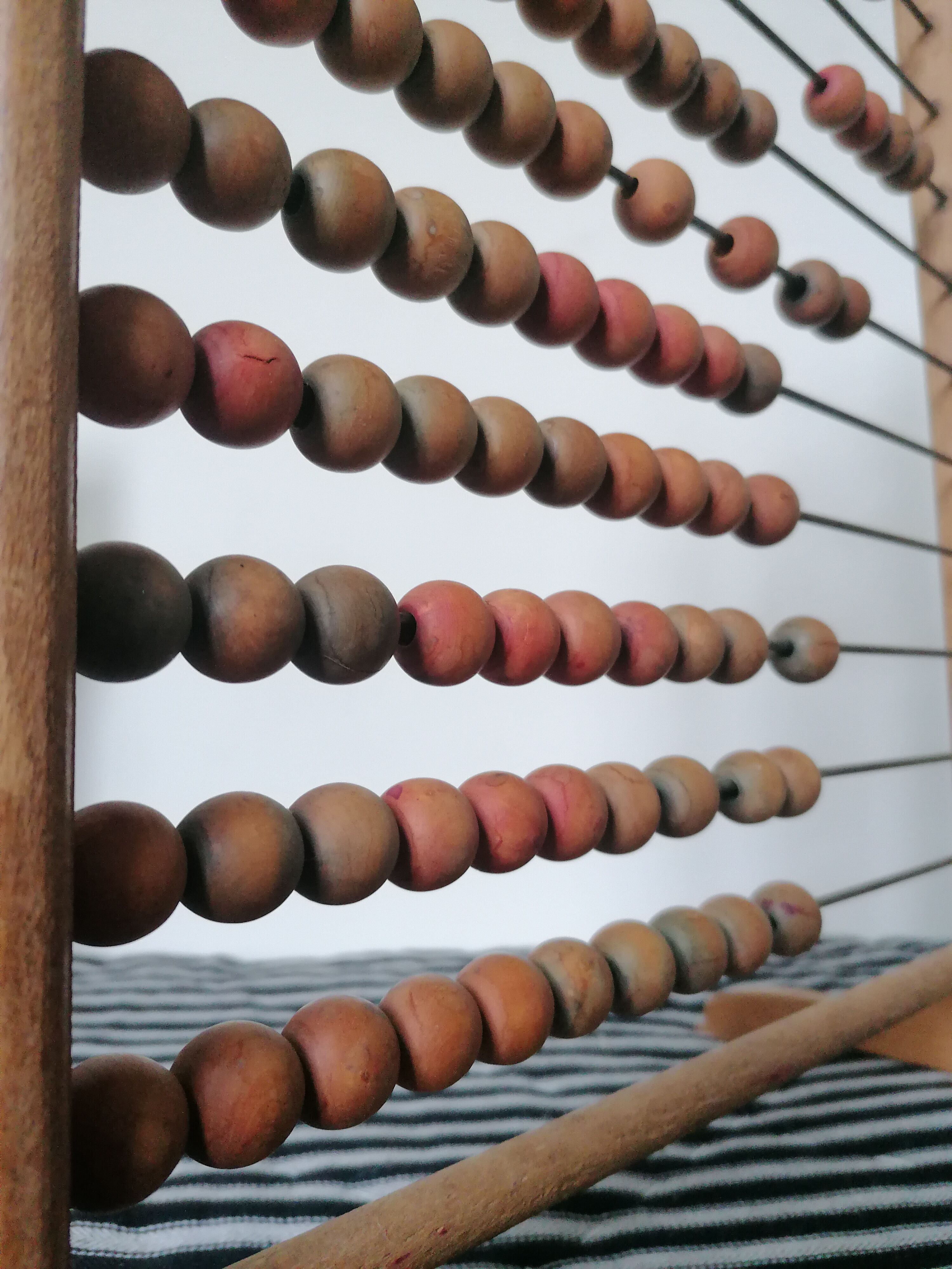 Former wooden school abacus