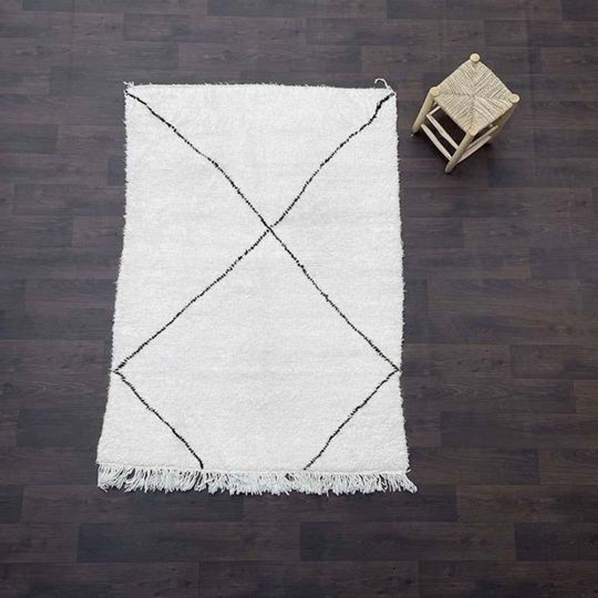 Tapis Marocain en laine berbère