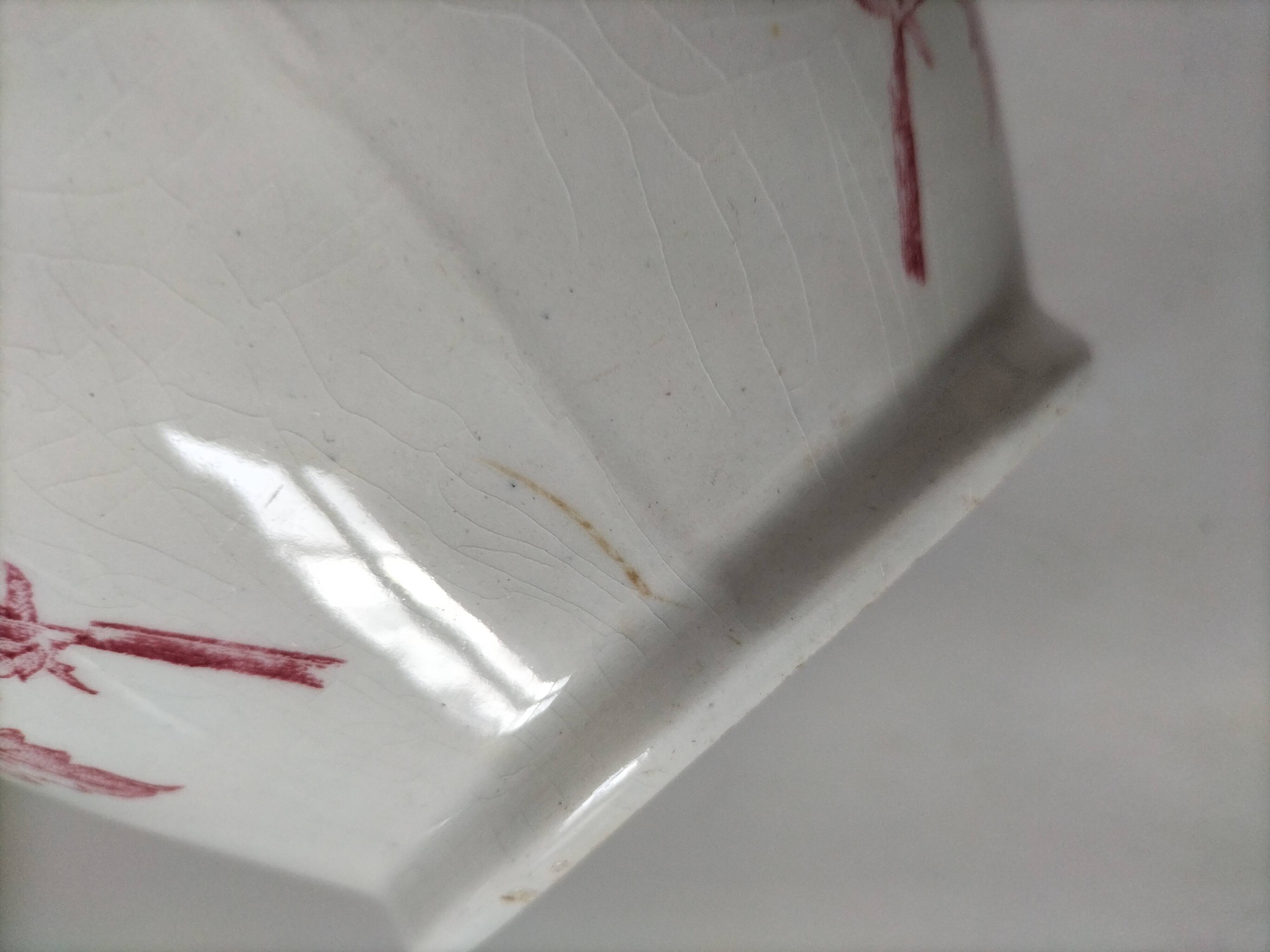 Large earthenware jug – Onnaing pottery (Nord), “Poppy” decoration