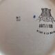 Set of 2 round serving dishes: Gien (Anthéor model) and Duralex.