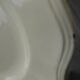 6 assiettes plates en faïence ivoire Digoin Sarreguemines