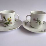 Mobil porcelain coffee cups