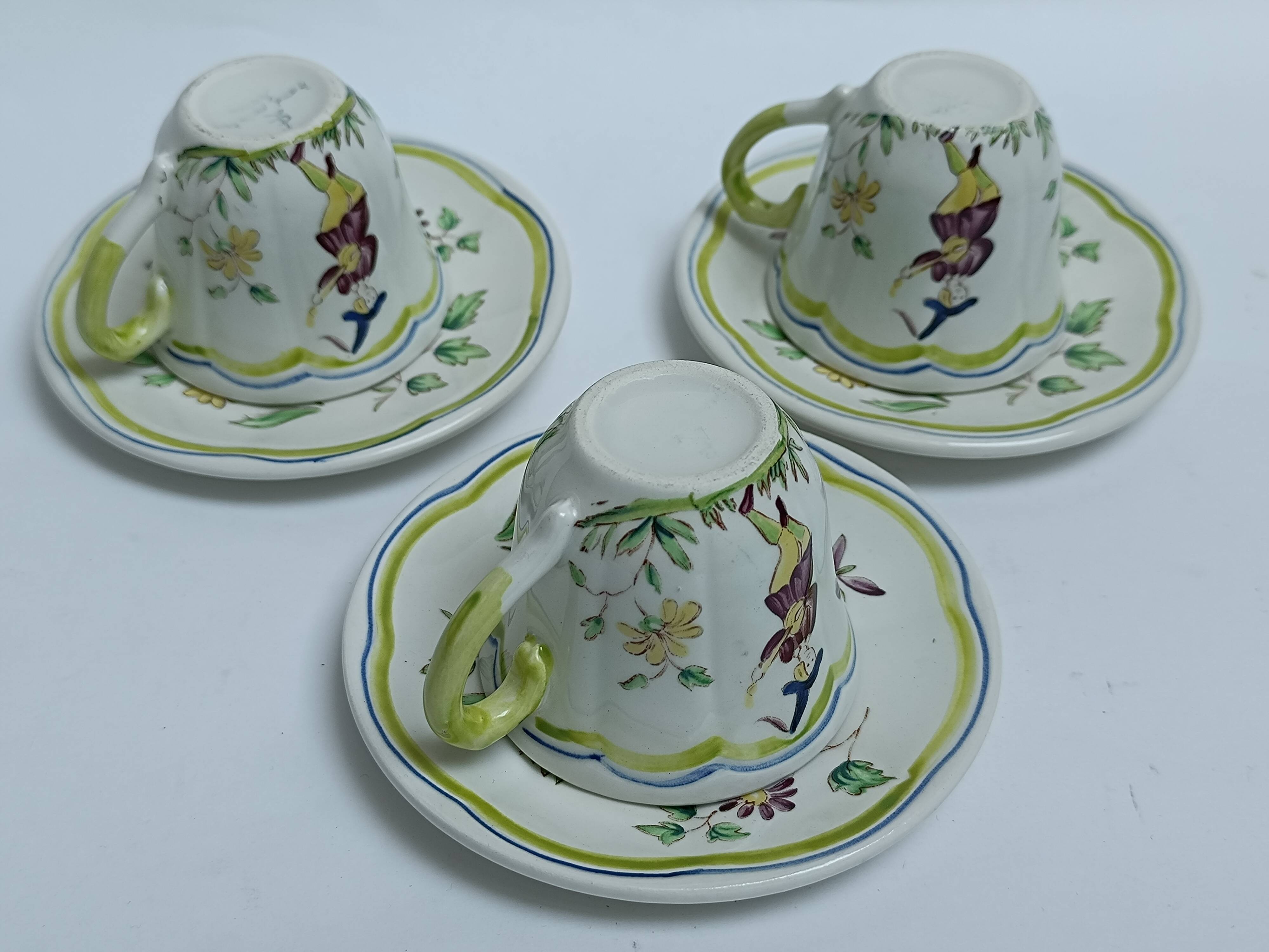 Longchamp Moustiers coffee cups