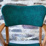 Green bridge chair - 1950s/60s