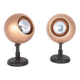 Pair of vintage LITA Eyeball wall lights, 1970s