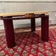 Coffee table end of sofa travertine design Roche Bobois