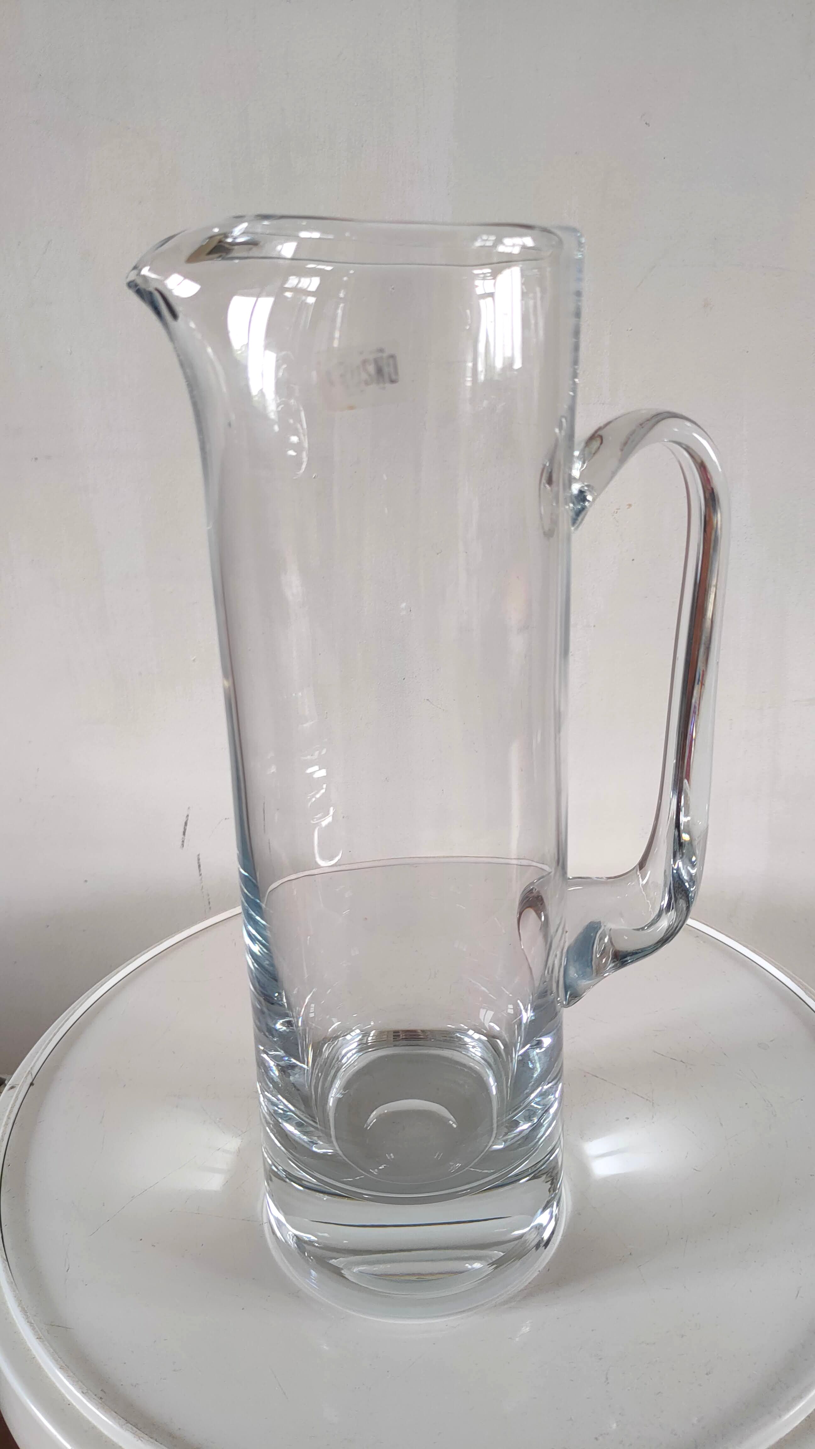 Glass pitcher Design Krosno 70s