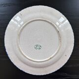Old plate with rooster decoration