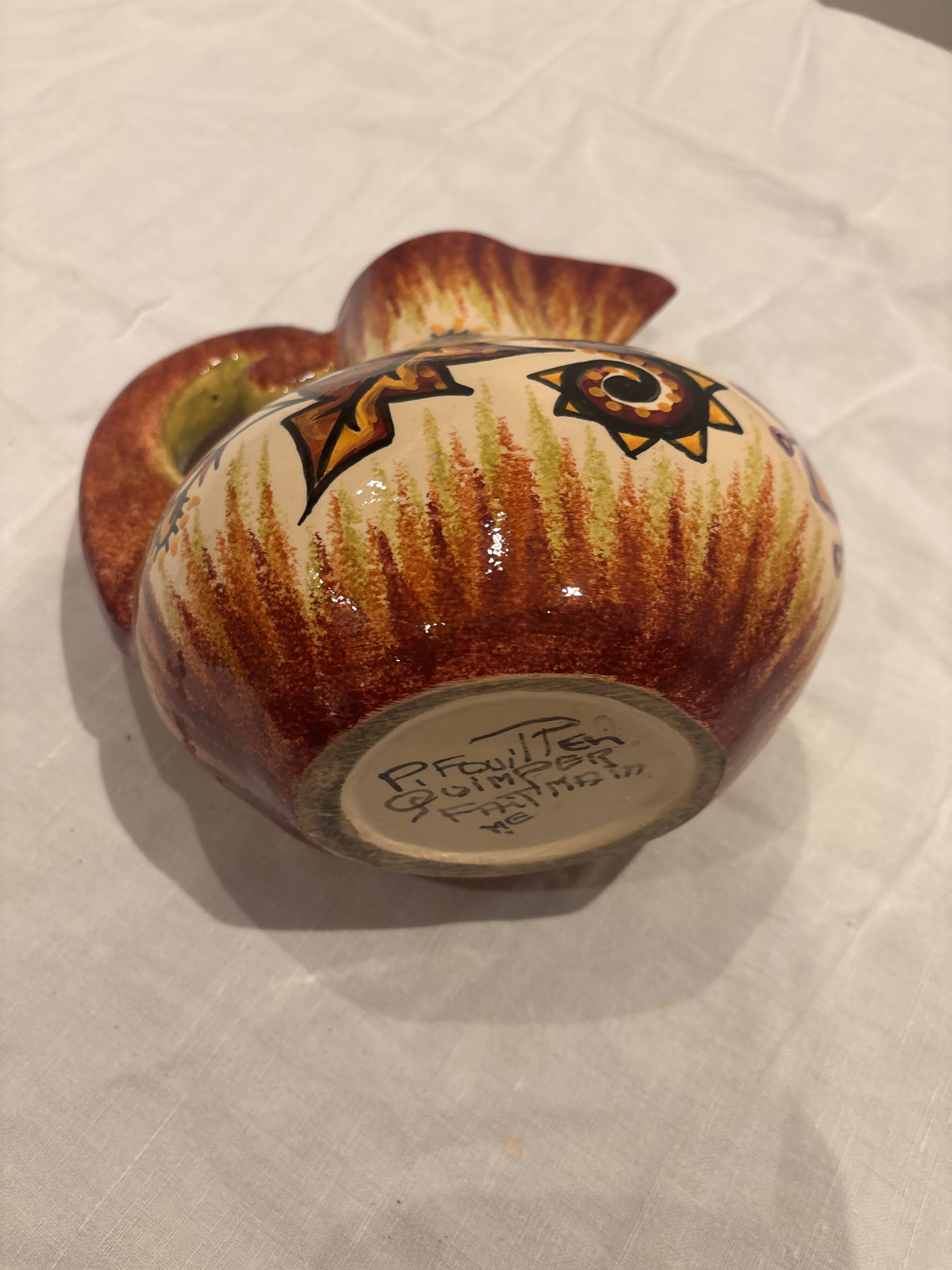 Paul Fouillen dinner service in Quimper, 26 pieces