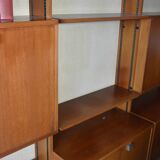 Système mural Wall-Unit Alfred Hendrickx pour Belform en Teck 1960's