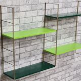 Floor string style tomado 1960 metal 4 tablets 3 uprights. Amount or small traces of oxidation