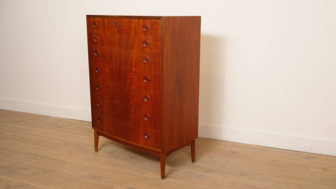 Vintage Danish chest of drawers | Teak | 7 drawers | 114 cm