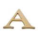 Lettre enseigne en métal dorée "A"  1980