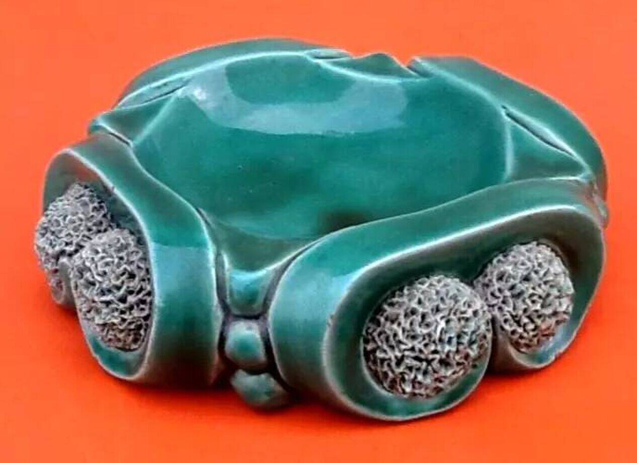 Art Deco 1940. Ashtray / catch-all. Glazed ceramic.
