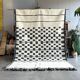 Magnificent Moroccan Beni Ouarain Berber Rug - White and Gray - Dimensions 205x320 cm