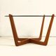 Coffee table made by Lebus in solid teak