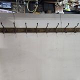Old school coat rack with 8 hooks