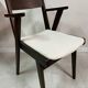 Bridge armchair in new French terry fabric