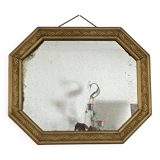Small octagonal art nouveau mirror