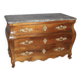 Eighteenth-century walnut tomb commode.
