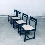 Italian design dining chair from the 1960s, set of 4.
