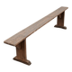Antique pine farmhouse bench, 200 cm