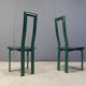 Italian Model Regia Dining Chairs by Antonello Mosca for Ycami, 1980s, Set