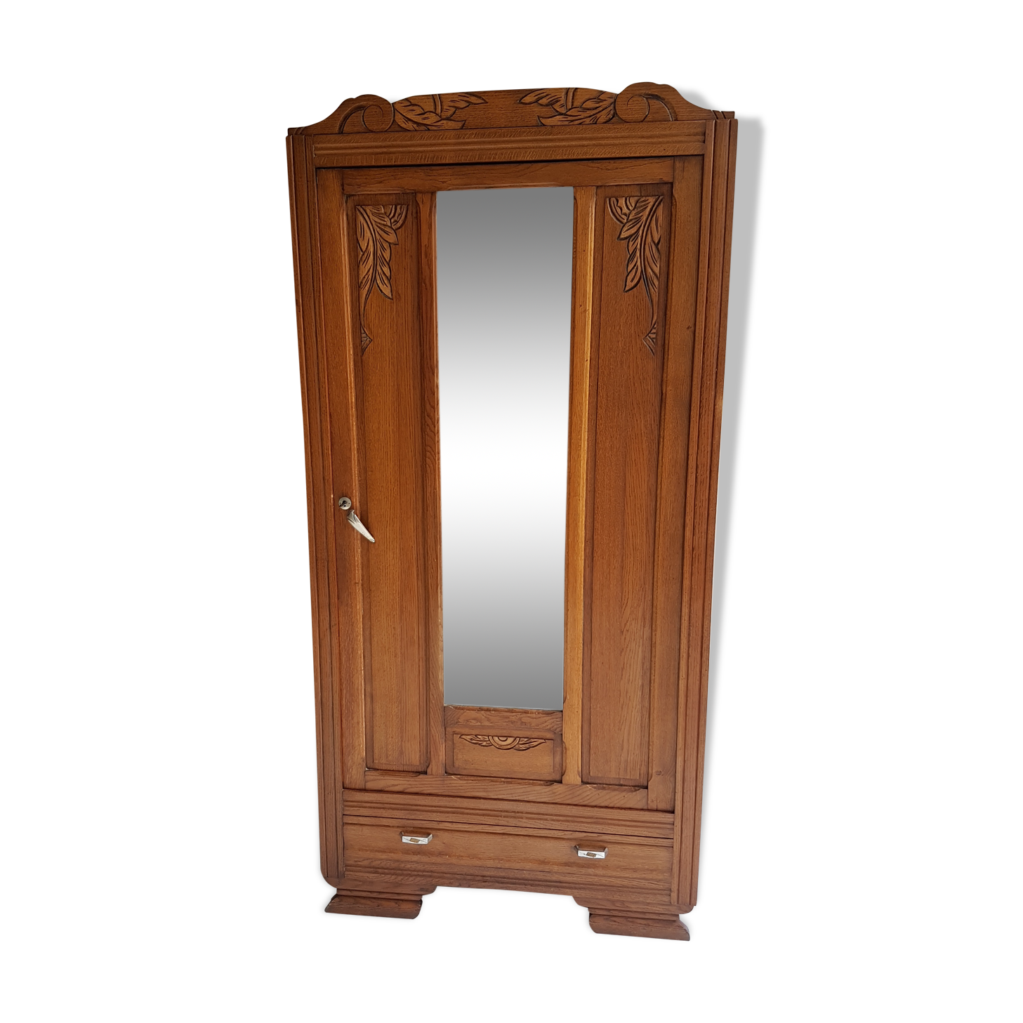 Vintage wardrobe with 1 door for years 50