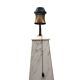 Mid-20th Century Marble Table Lamp – Elegant Tapered Design