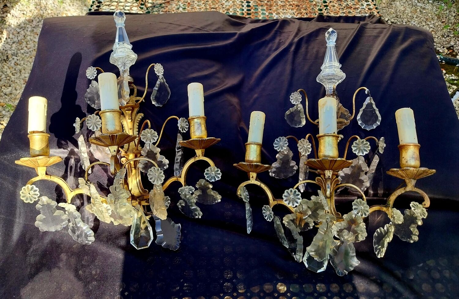 Wall sconces Louis XV style