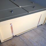 Weathered toilet cabinet