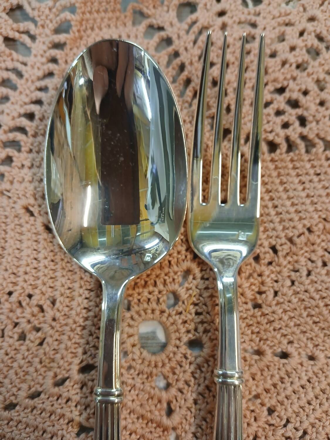 5 pairs of silver-plated cutlery