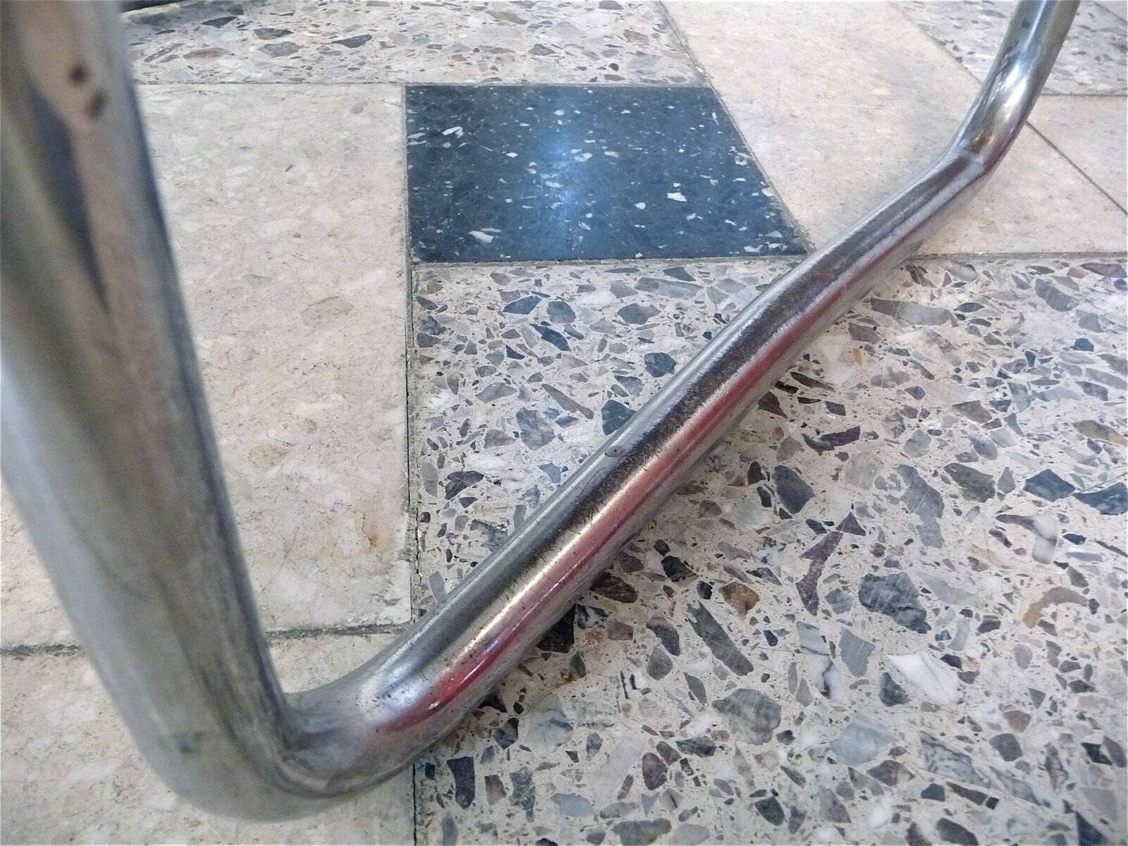 Bauhaus style tubular steel stool from Mauser Werke, Germany 1930s