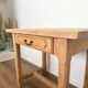Small oak farmhouse table