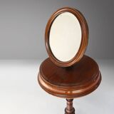 Romantic Make‑Up Mirror with Side Storage, France 1850s