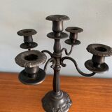 Seletti chandelier in rococo style in black metal